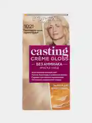 LOreal Paris краска-уход для волос Casting Creme Gloss, 1021 Светло-светло-рус перламутр