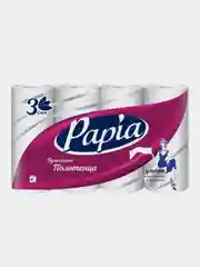 Бумажные полотенца PAPIA, 3 слоя, 4 рулона