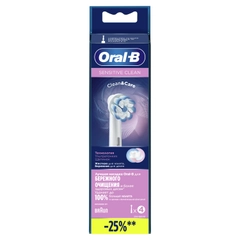 Насадки Oral-B Sensitive Clean, для электрической зубной щетки, для бережной чистки, 2 шт