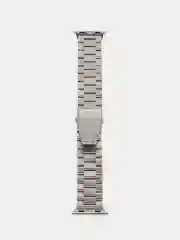 Серебряный ремешок для смарт-часов и Apple Watch, стальной, 38-49 мм