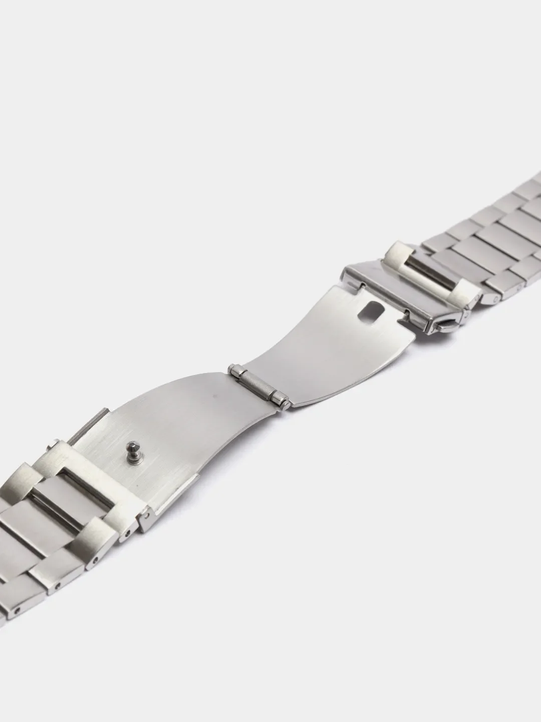 Серебряный ремешок для смарт-часов и Apple Watch, стальной, 38-49 мм