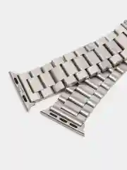 Серебряный ремешок для смарт-часов и Apple Watch, стальной, 38-49 мм