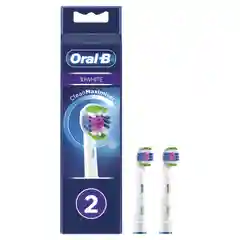 Насадки Oral-B 3D White CleanMaximiser, для электрической зубной щетки, 2 штуки