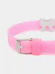 Розовый детский браслет,  длина 21 см