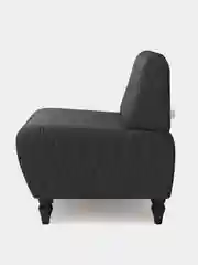 Черный кресло MONOFIX, БУНО, экокожа