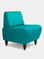 Бирюзовый кресло MONOFIX, БУНО, экокожа