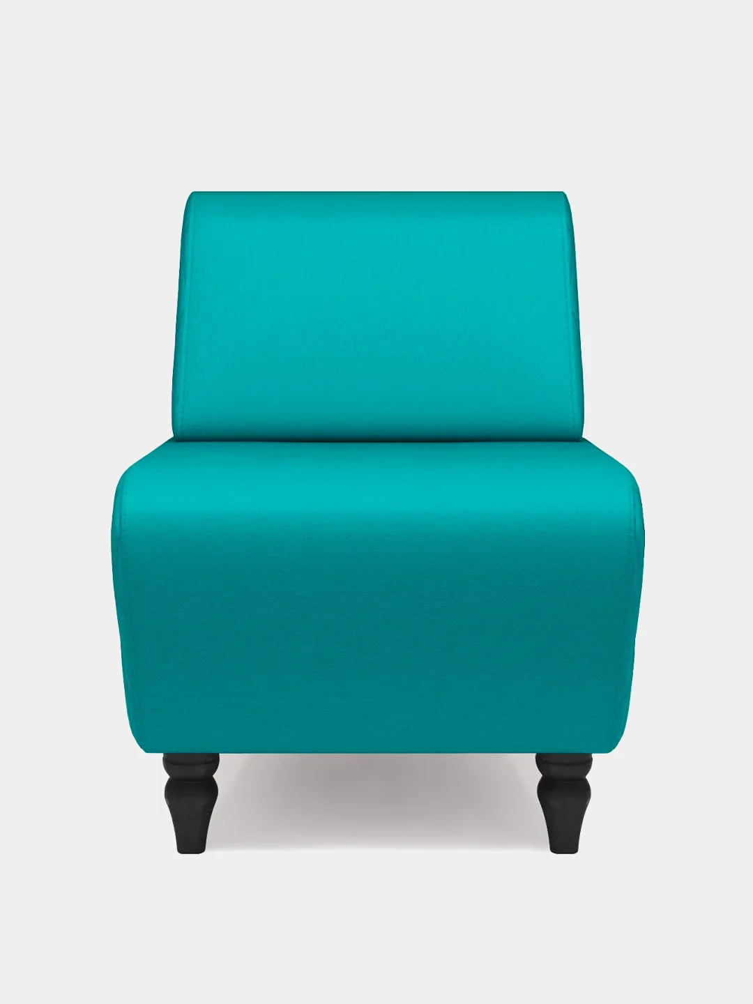 Бирюзовый кресло MONOFIX, БУНО, экокожа