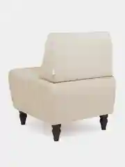 Кремовый кресло MONOFIX, БУНО, экокожа