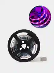 Фитолента светодиодная Luazon, 5 В, SMD5050, 1м, IP65, 6.2Вт, 60 LED/м, USB, мультиспектр