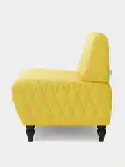 Желтый кресло MONOFIX, БУНО, экокожа