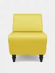 Желтый кресло MONOFIX, БУНО, экокожа