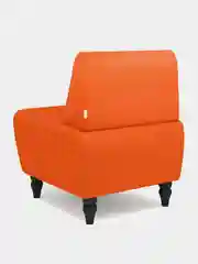 Оранжевый кресло MONOFIX, БУНО, экокожа