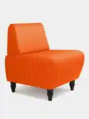 Оранжевый кресло MONOFIX, БУНО, экокожа