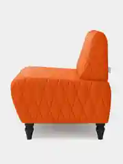 Оранжевый кресло MONOFIX, БУНО, экокожа