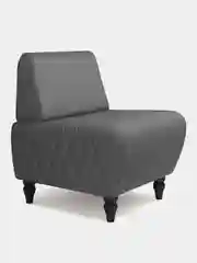 Серый кресло MONOFIX, БУНО, экокожа