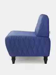 Синий кресло MONOFIX, БУНО, экокожа