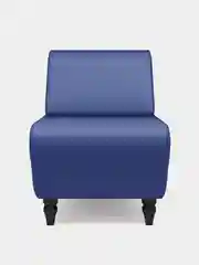 Синий кресло MONOFIX, БУНО, экокожа