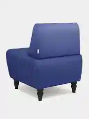 Синий кресло MONOFIX, БУНО, экокожа