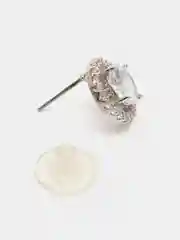 Серьги-гвоздики с цирконами