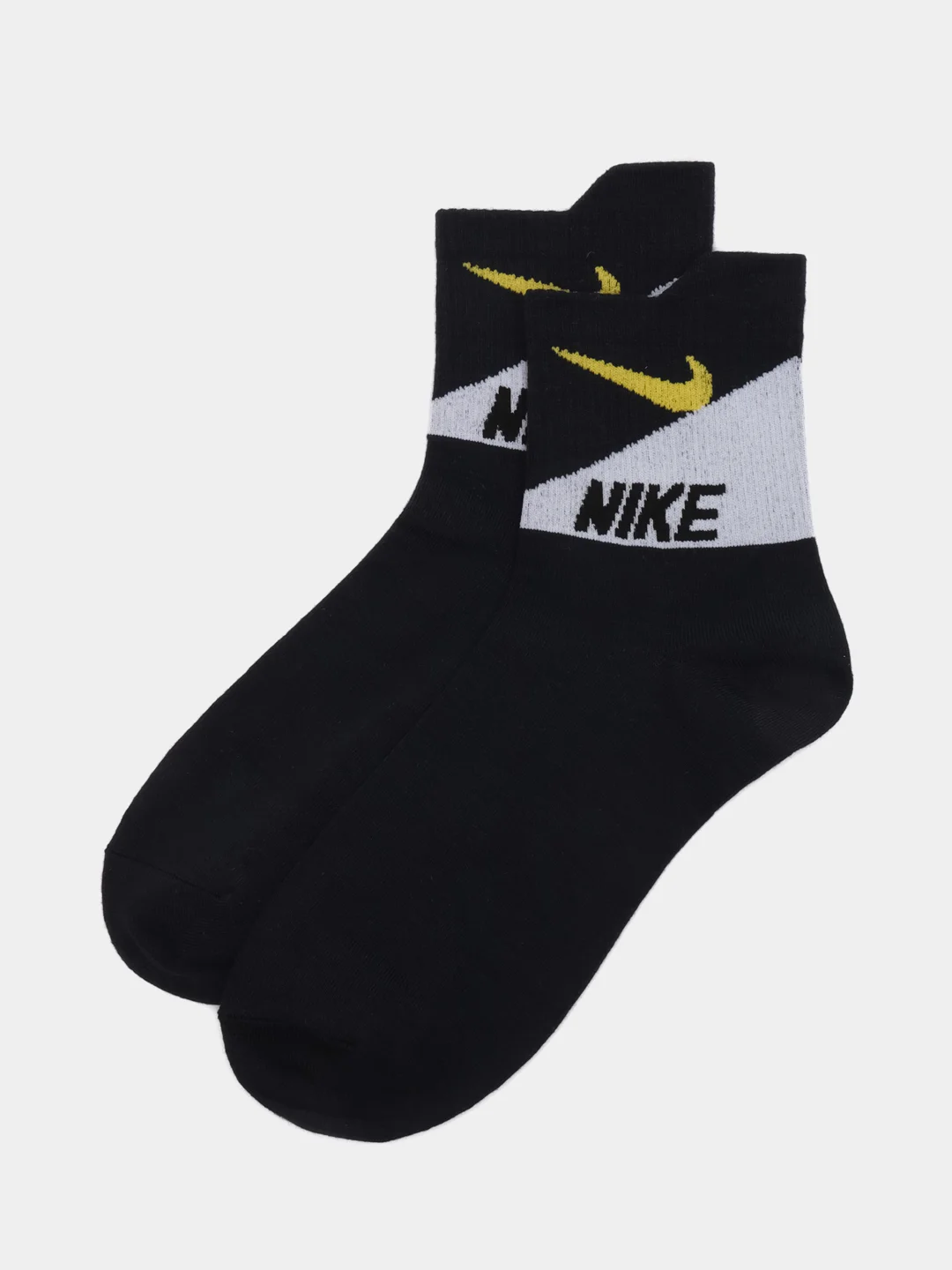 Носки мужские, с вышитым принтом Nike (Найк), хлопок, 5 пар