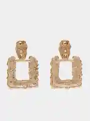 Серьги квадратные крупные, сережки Isidora mini