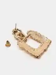 Серьги квадратные крупные, сережки Isidora mini