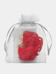 Красный серьги ручной работы, вязаные
