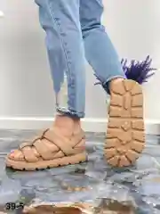 Коричневый босоножки женские