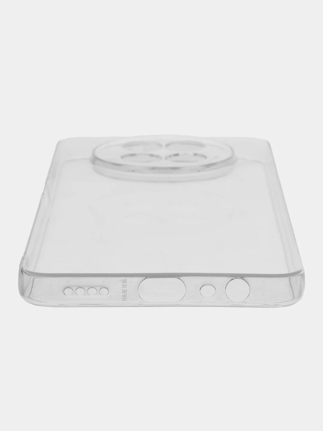 Прозрачный силиконовый чехол на Realme 12 5G / Реалми 12 5G прозрачный, с рисунком, защита камеры