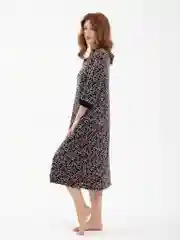 Индиго халат женский, на замочке, размеры с 48 по 58, LILIANS