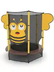 Батут каркасный для детей Unix Line 4.6 ft Bee, диаметр 140 см, до 50 кг с защитной сеткой