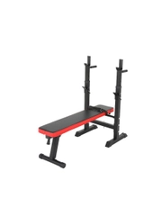 Скамья силовая со стойками UNIX Fit BENCH 125 складная, до 240 кг, с держателями под диски