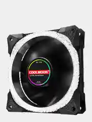 Кулер для ПК Coolmoon RGB / вентилятор для ПК с подсветкой / корпусный вентилятор