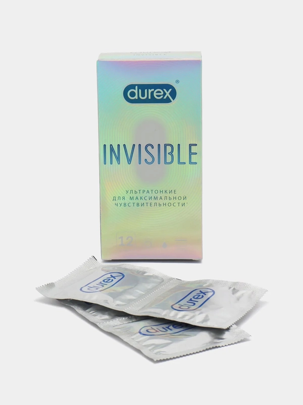Презервативы Durex №12 Invisible ультратонкие, 12 штук