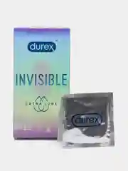Презервативы Durex Invisible Extra Lube, ультратонкие, 12 штук