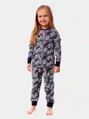 Темно-синий пижама домашняя детская