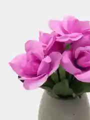 Аметистовый искусственные цветы, букетик из роз, высота 20 см