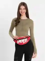Сумка на пояс бананка унисекс поясная сумка с принтом
