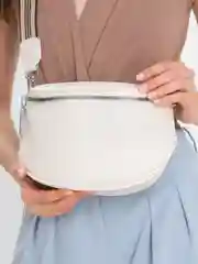 Белый сумка женская, на плечо, кросс боди