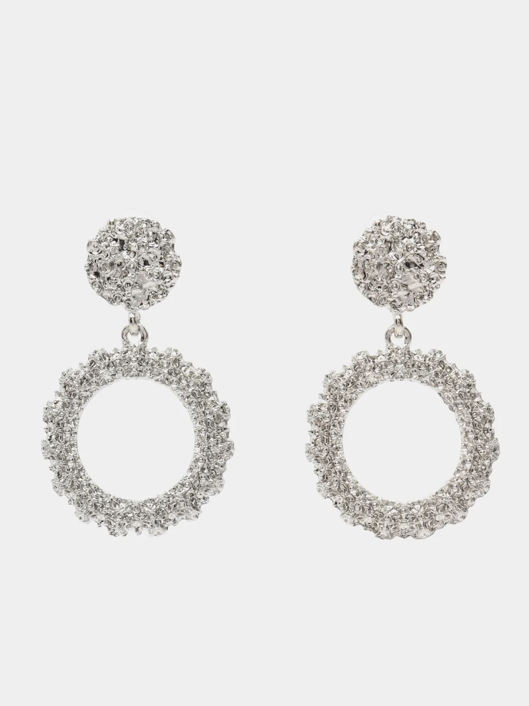 Серебряный серьги подвески кольца Margarites