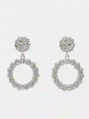 Серебряный серьги подвески кольца Margarites