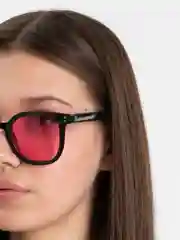 Розовый солнцезащитные очки, имиджевые
