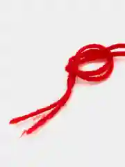 Красная нить с натуральным камнем Тигровый глаз