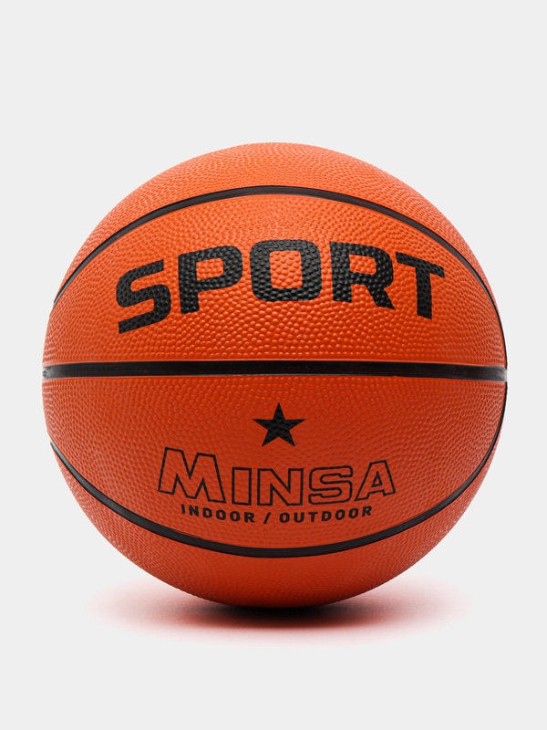 Мяч баскетбольный MINSA SPORT, ПВХ, клееный, 8 панелей, р. 7