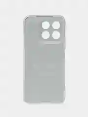 Черный силиконовый чехол на Honor X8B / Хонор X8B прозрачный, с рисунком, защита камеры