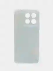 Светло-синий силиконовый чехол на Honor X8B / Хонор X8B прозрачный, с рисунком, защита камеры