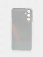 Красный силиконовый чехол на Samsung Galaxy A15 / Самсунг А15 прозрачный, с принтом, защита камеры