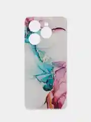 Ледяной чехол на Tecno Spark 20 Pro/20S Pro / Текно Спарк 20 Про/20S Про прозрачный, с рисунком