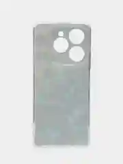 Бирюзовый чехол на Tecno Spark 20 Pro/20S Pro / Текно Спарк 20 Про/20S Про прозрачный, с рисунком