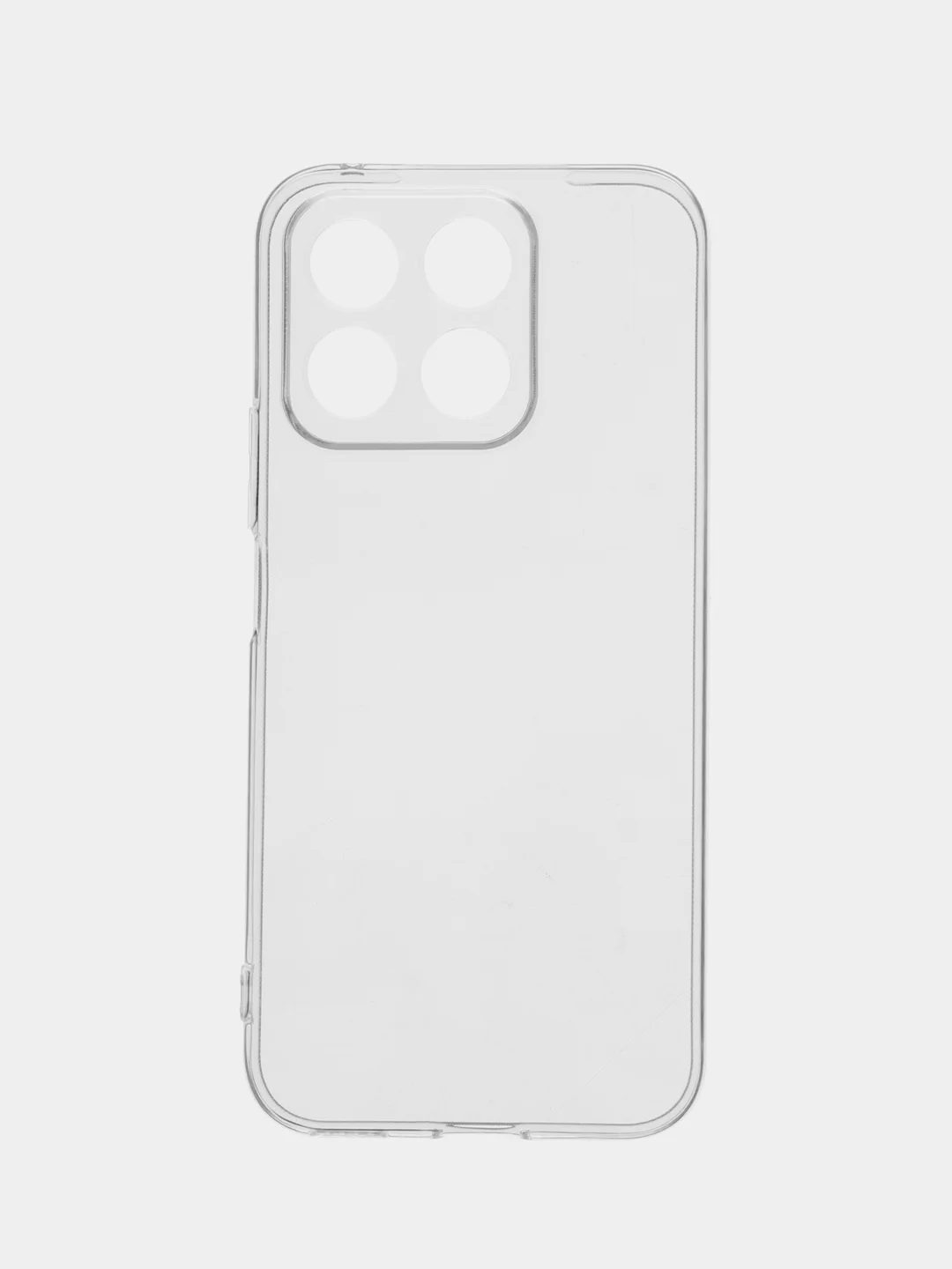 Прозрачный силиконовый чехол на Honor X8B / Хонор X8B прозрачный, с рисунком, защита камеры
